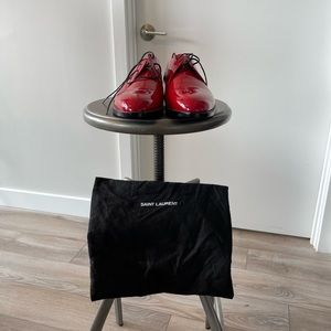 Saint Laurent patent oxfords